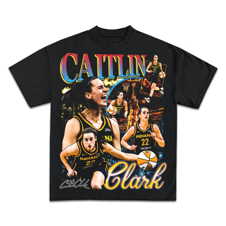 Caitlyn Clark Rookie of the Year Back Design Graphic TEE - view 2