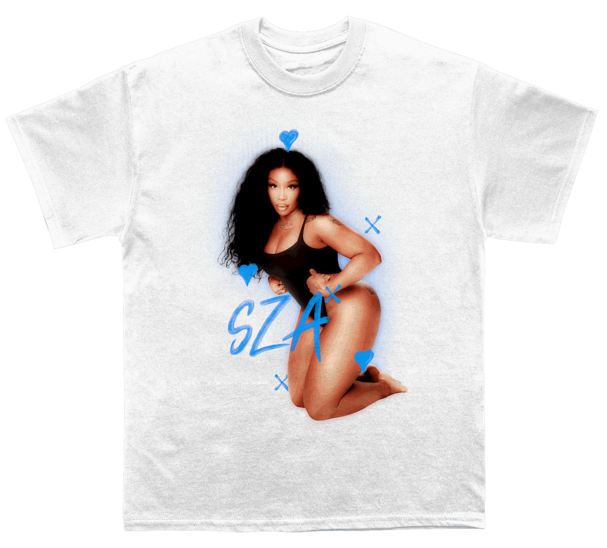 Sza "Blue Hearts" TEE