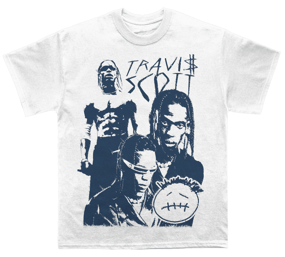 Travis Scott "Blue Silhouette" TEE - view 2