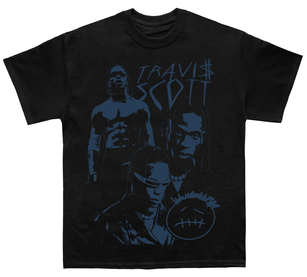 Travis Scott "Blue Silhouette" TEE