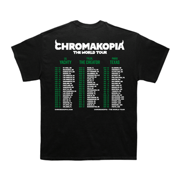 Tyler The Creator "Chromakopia Tour" Back Design TEE