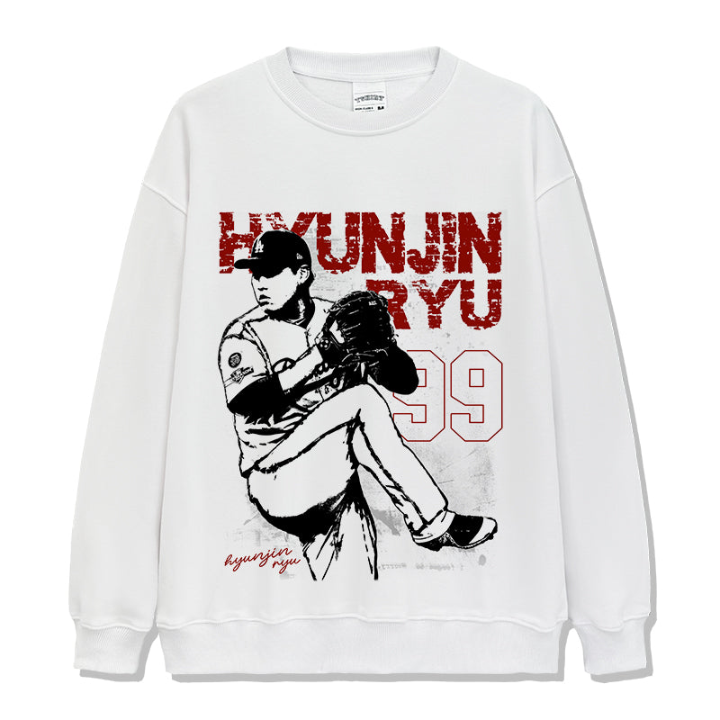 Ryu Hyun-Jin Sweatshirt tribute tee in heavyweight cotton