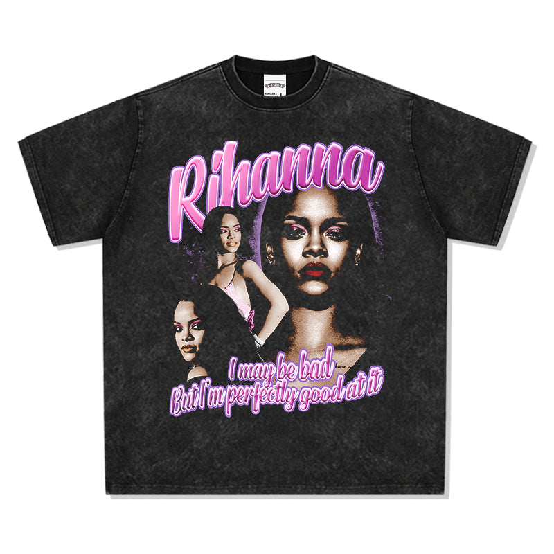 I may be bad but I'm perfectly good at it By Rihanna Tee - view 3