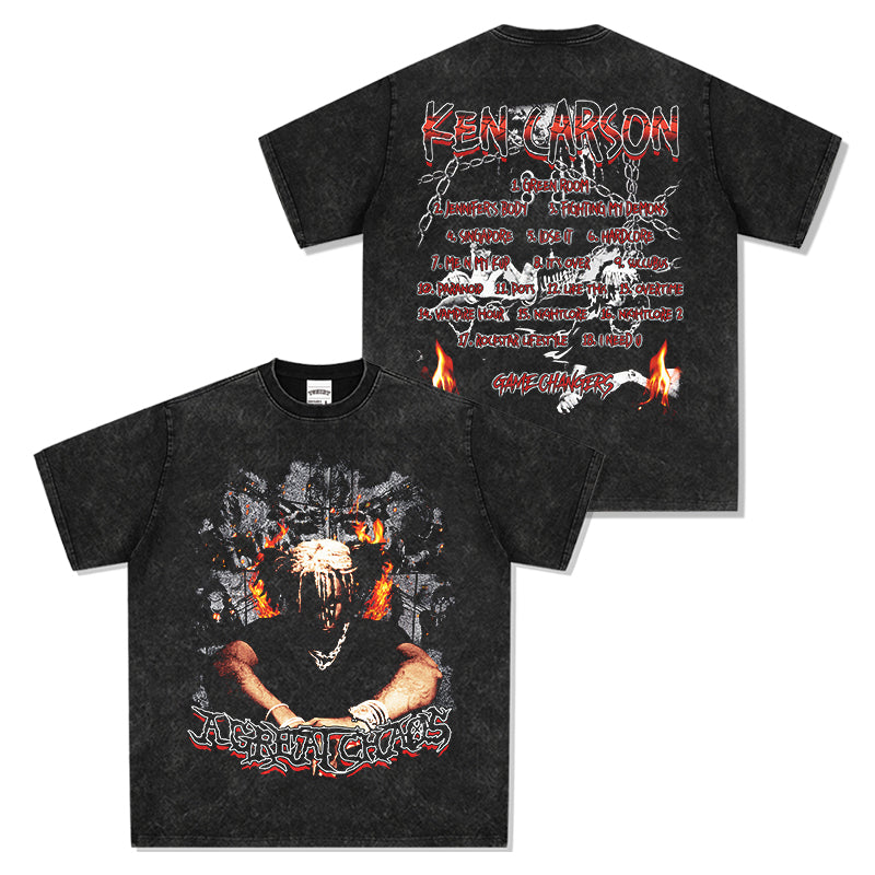 Ken Carson Tee tribute tee in heavyweight cotton