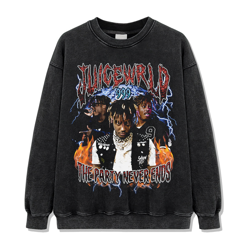The Party Never Ends By Juice Wrld  Sweatshirt - view 2