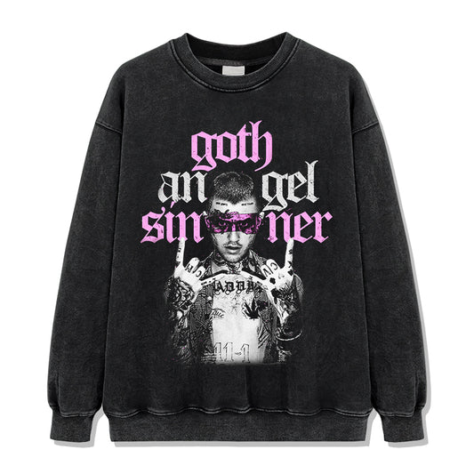 Goth Angel Sinner By Lil Peep Sweatshirt