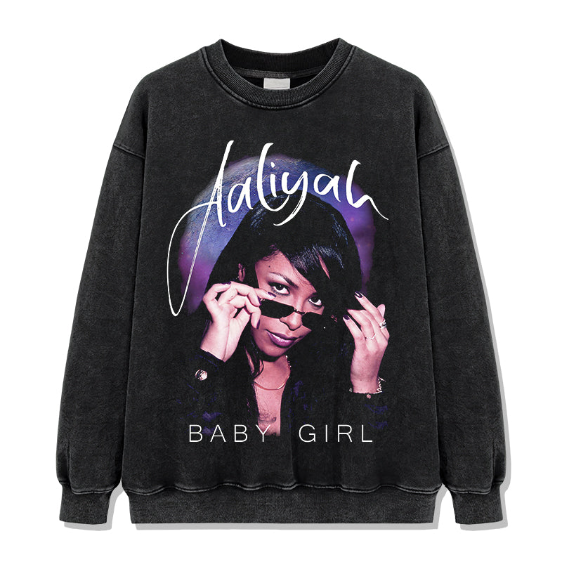 Baby Girl By Aaliyah Sweatshirt - view 2