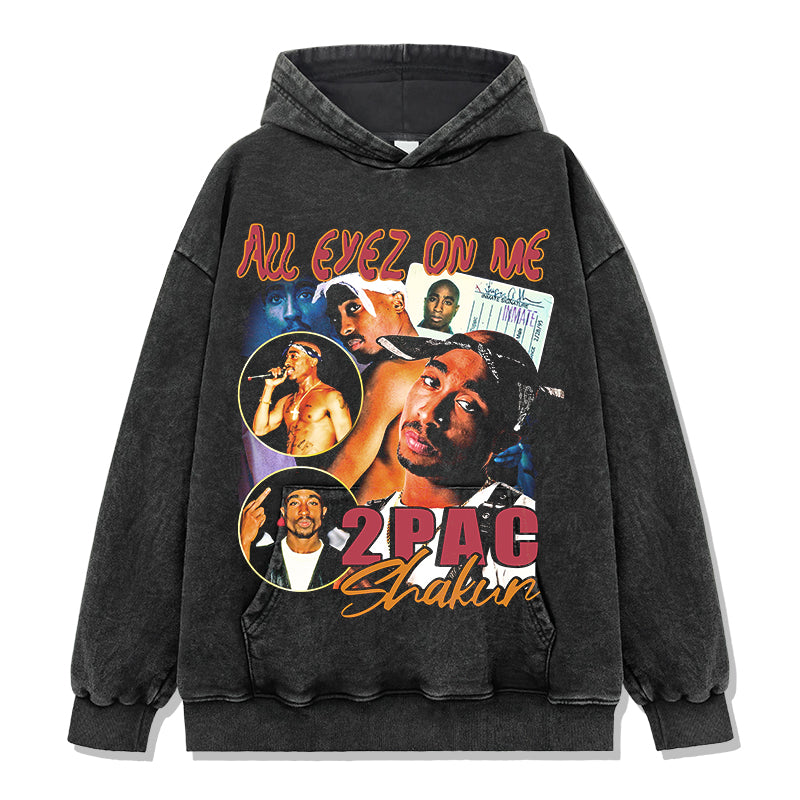 All Eyez On Me By Tupac Shakur Hoodie - view 2