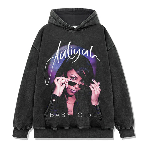 Baby Girl By Aaliyah Hoodie - view 2