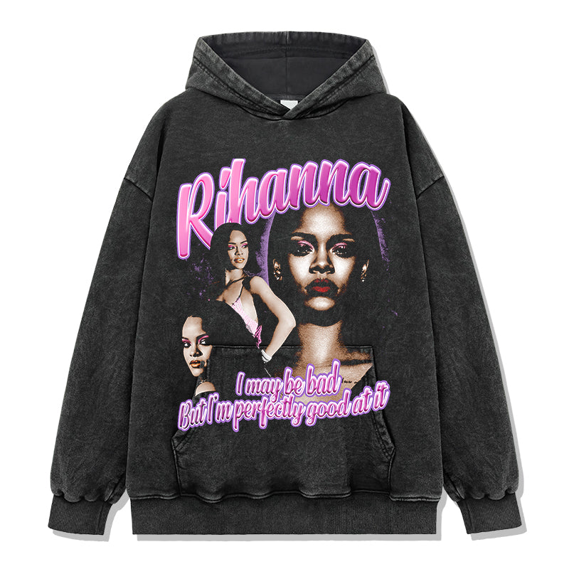 I may be bad but I'm perfectly good at it By Rihanna Hoodie - view 2