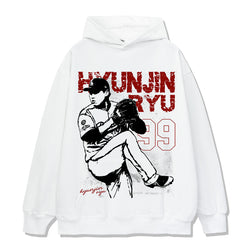 Ryu Hyun-Jin Hoodie tribute hoodie in heavyweight cotton