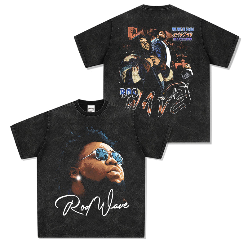 We Went From Rags Riches By Rod Wave Signature Tee