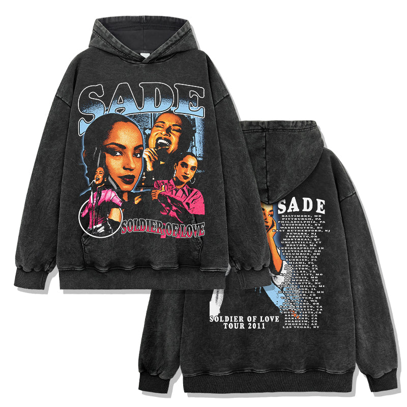 Soldier of Love By Sade Hoodie - view 2