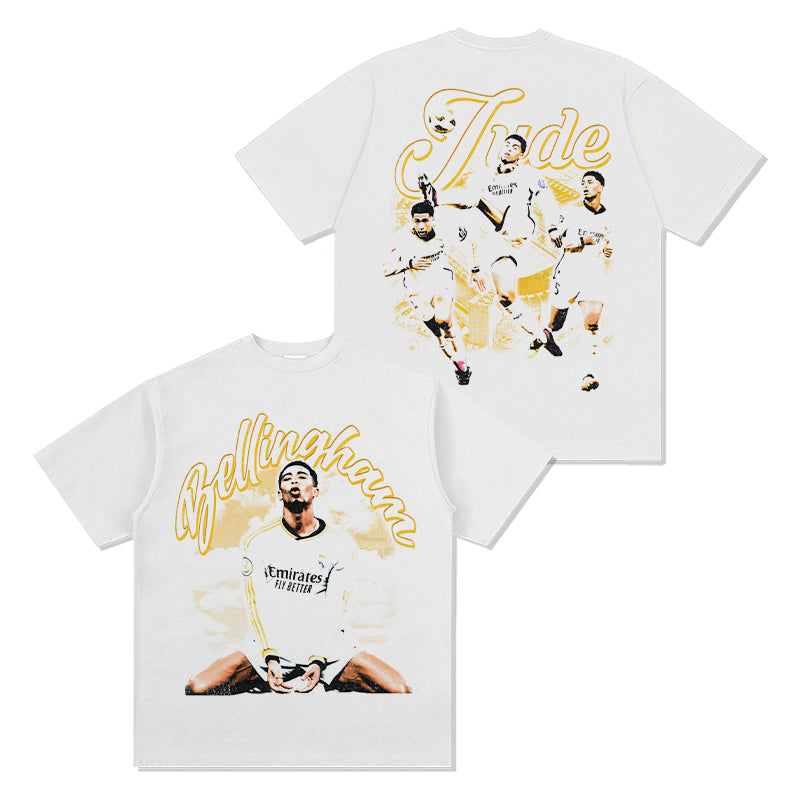 Jude Bellingham Tee tribute tee in heavyweight cotton