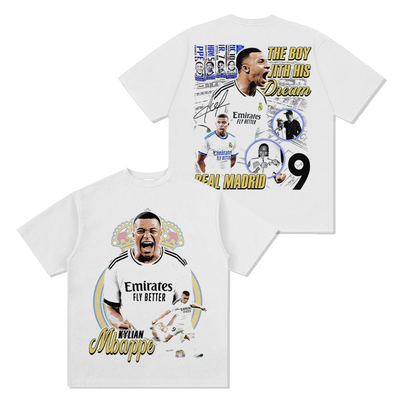 Kylian  Mbappé Real Madrid "Signature" TEE
