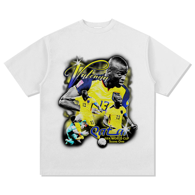 Valencia "Qatar fifa world cup" Tee - view 4