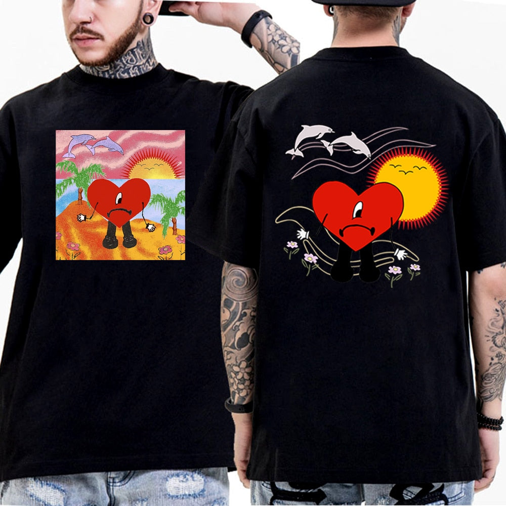 Bad Bunny UN VERANO SIN TI Music Album Black T shirt - 6ixmerchandise
