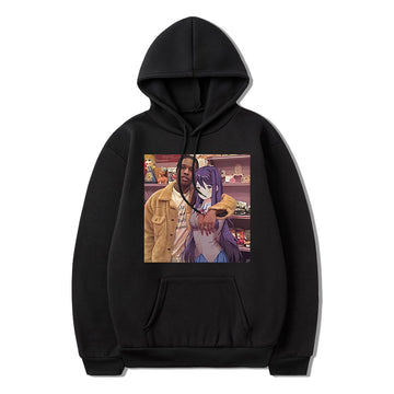 ASAP Rocky Anime Darling In The Franxx Zero Hoodies Streetwear Unisex - 6ixmerchandise