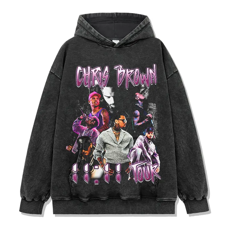 11:11 Tour By Chris Brown HOODIE - view 2