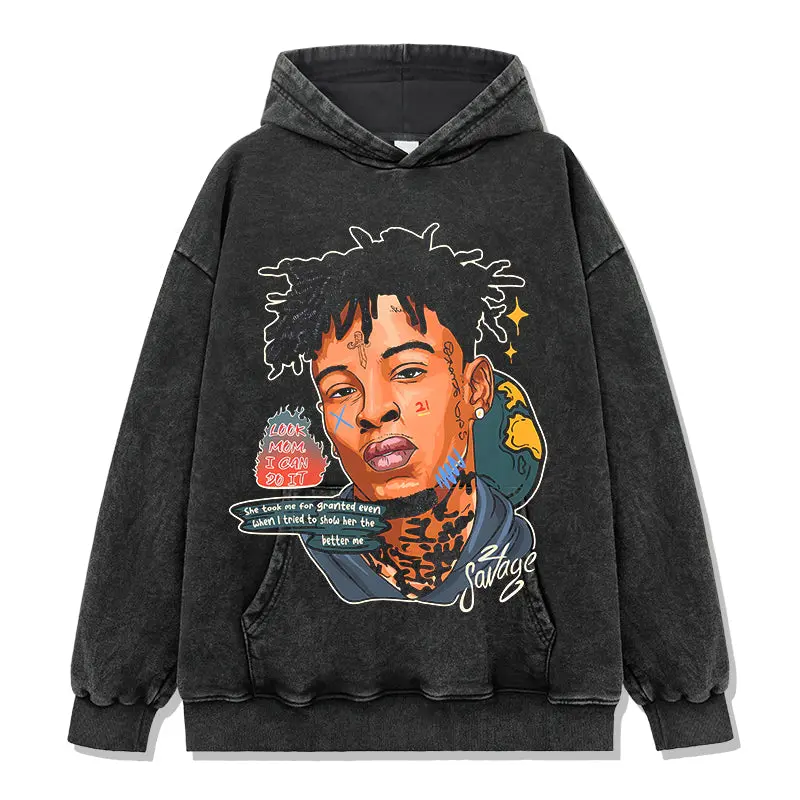 21 Savage By Comics 47 HOODIE - view 2