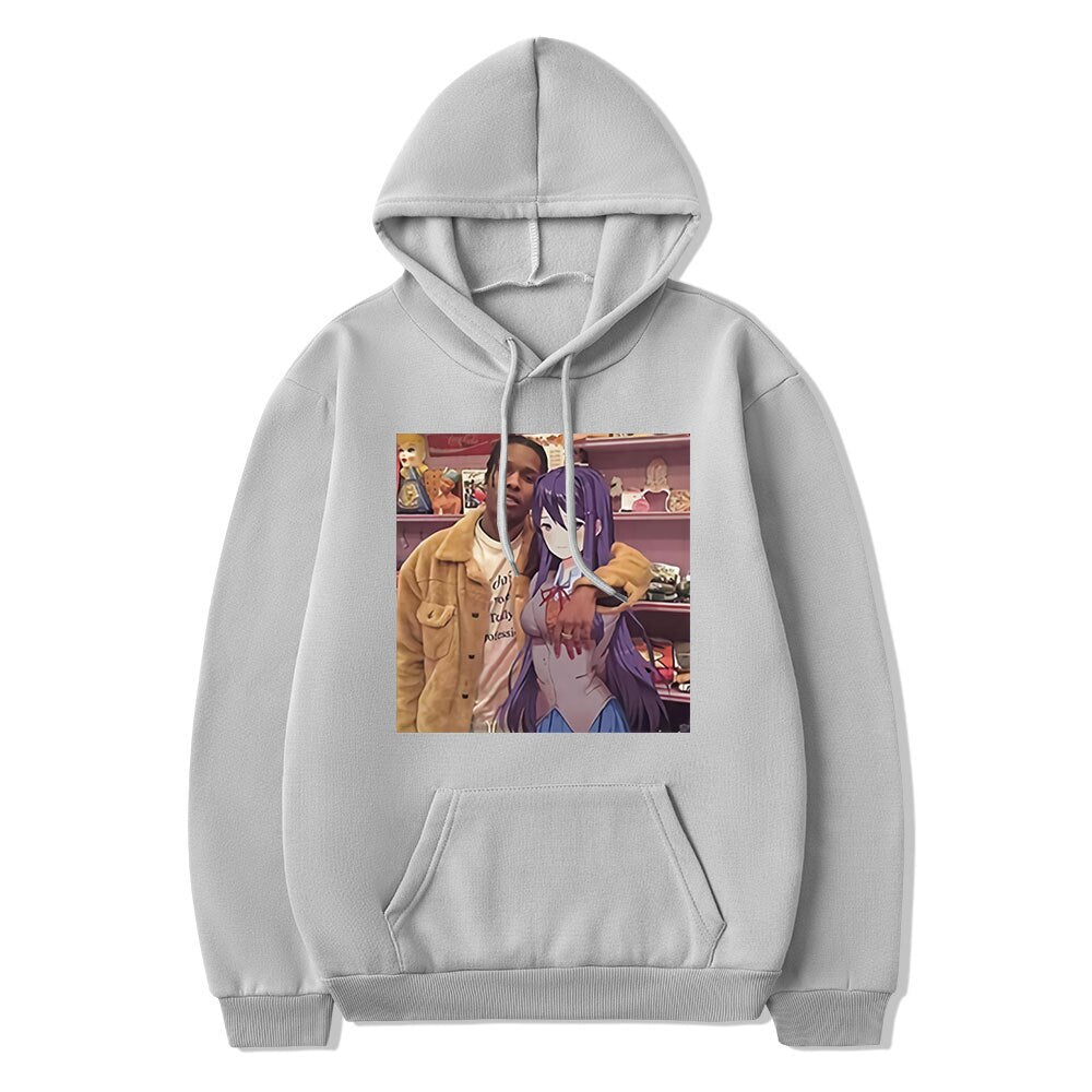 ASAP Rocky Anime Darling In The Franxx Zero Hoodies Streetwear Unisex - 6ixmerchandise