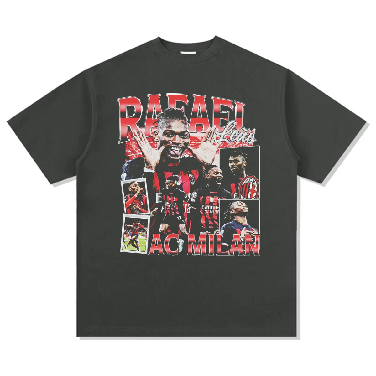 Ac Milan By Rafael Leão Tee - view 2