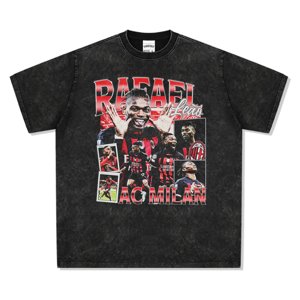 Ac Milan By Rafael Leão Tee - view 4