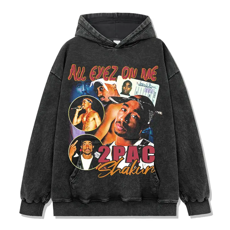 All Eyez On Me By Tupac Shakur Hoodie - view 2