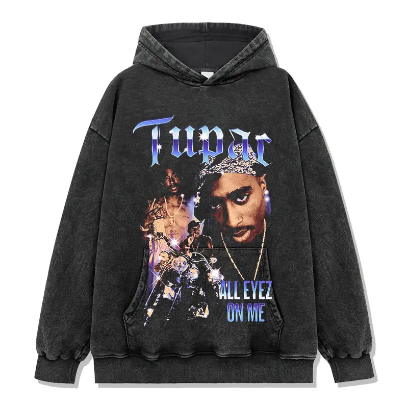 All Eyez On Me By Tupac Shakur Hoodie - view 2