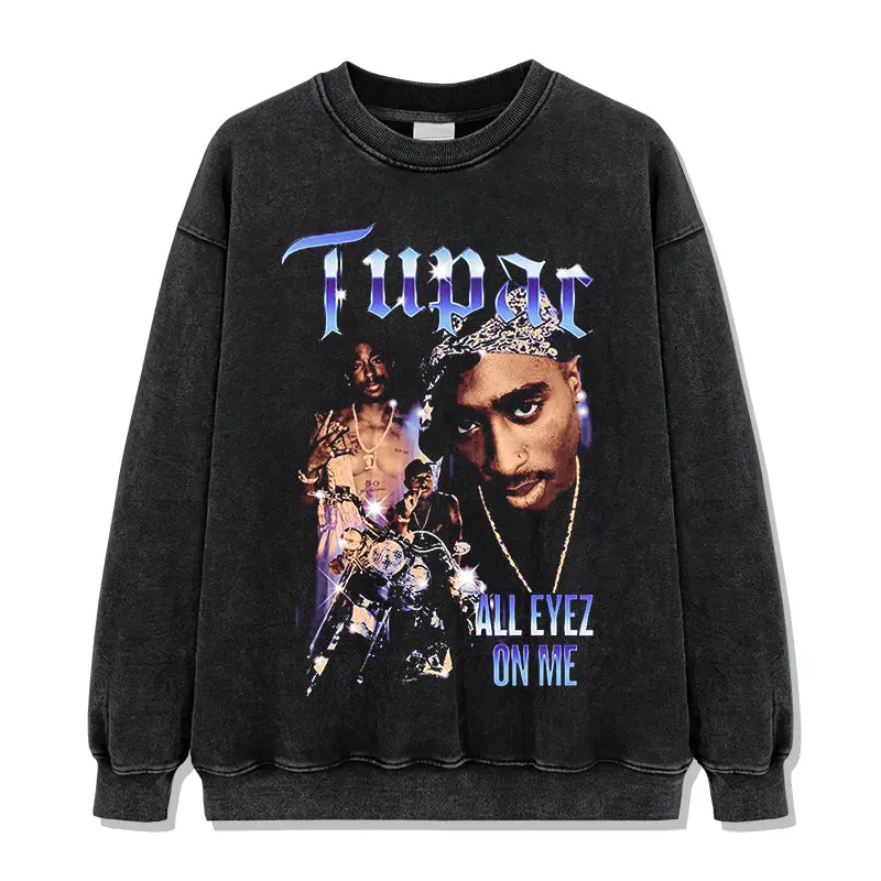 All Eyez On Me By Tupac Shakur Sweatshirt - view 2