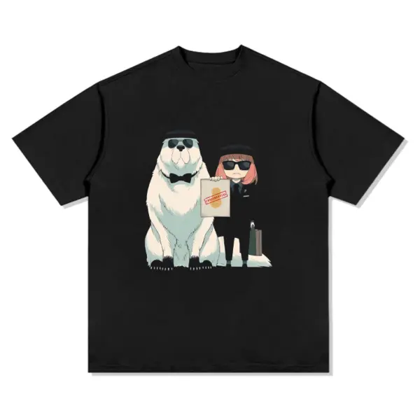 Anya Forger and Bond Forger Spy x Family "Anime" TEE