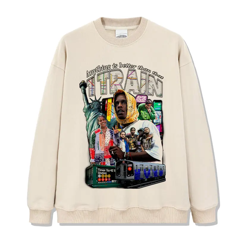 Anything is better than that 1 Train By Asap Rocky Sweatshirt - view 4