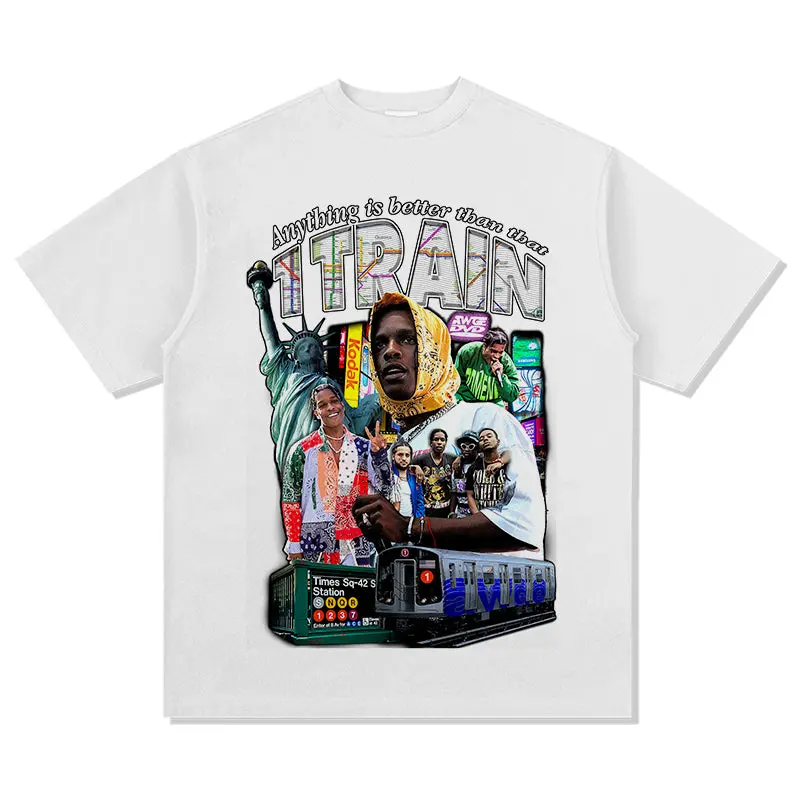 Anything is better than that 1 Train By Asap Rocky TEE - view 4
