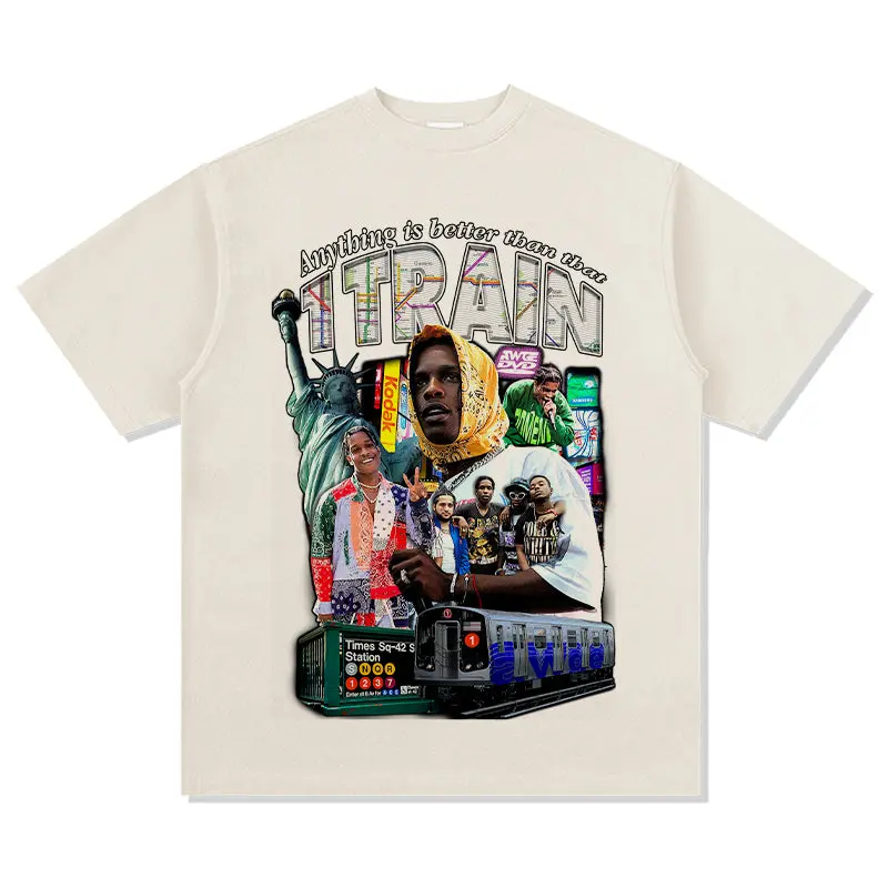 Anything is better than that 1 Train By Asap Rocky TEE - view 5