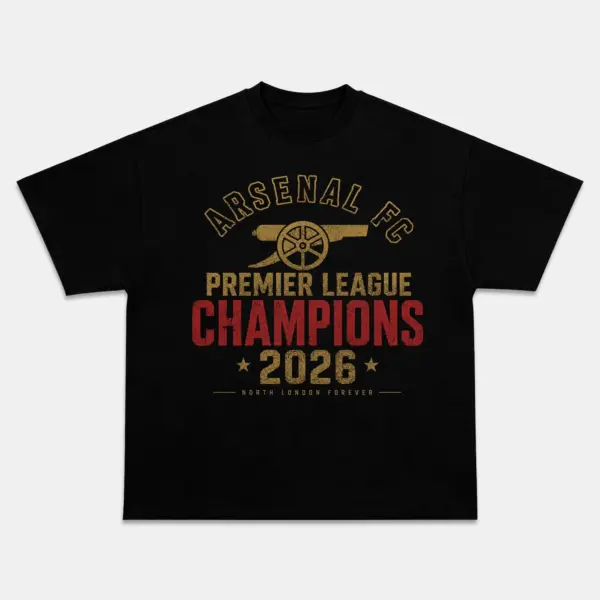 Arsenal FC 'North London Forever' Vintage Football Graphic Tee