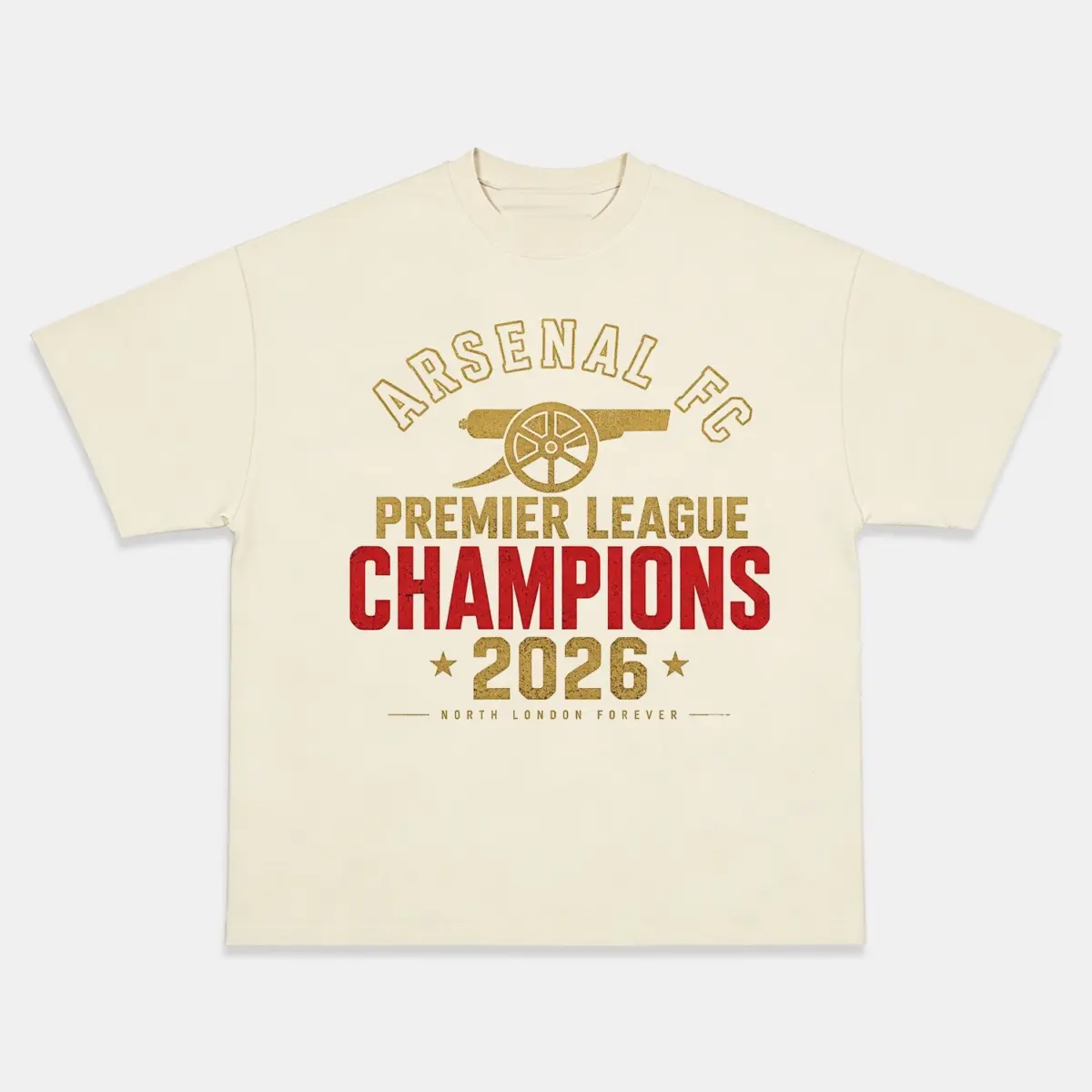 Arsenal FC 'North London Forever' Vintage Football Graphic Tee — product image 4
