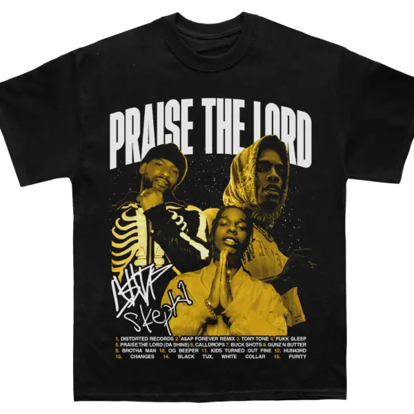 Asap Rocky & Skepta ” Praise The Lord” Album TEE