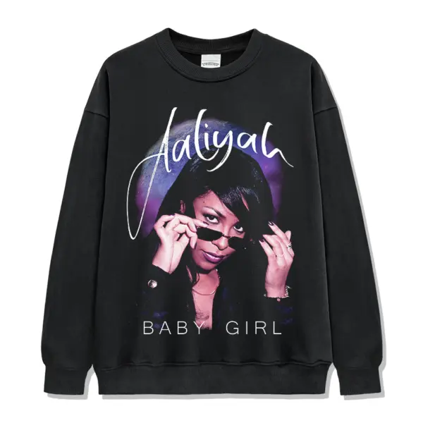 Baby Girl By Aaliyah Sweatshirt