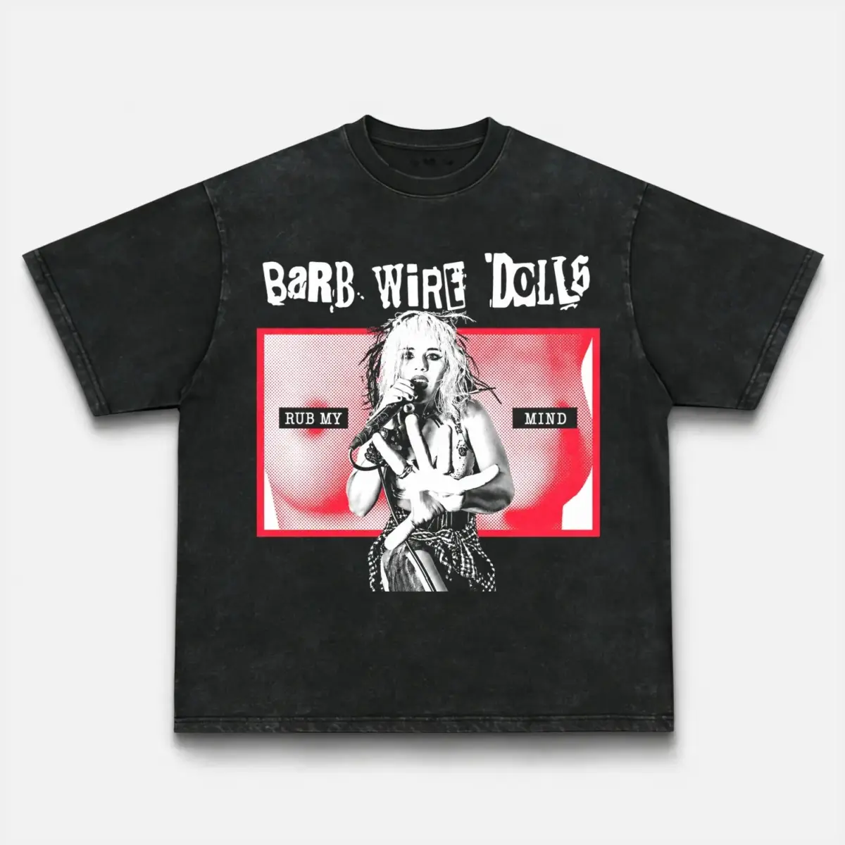 Barb Wire Dolls 'Rub My Mind' Punk Rock Graphic Tee — product image 2