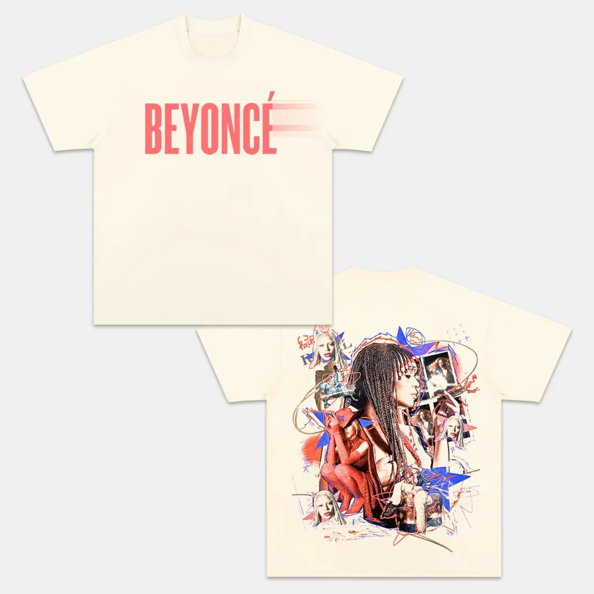Beyoncé 'Renaissance Cowboy Carter' Vintage Pop Graphic Tee — product image 2