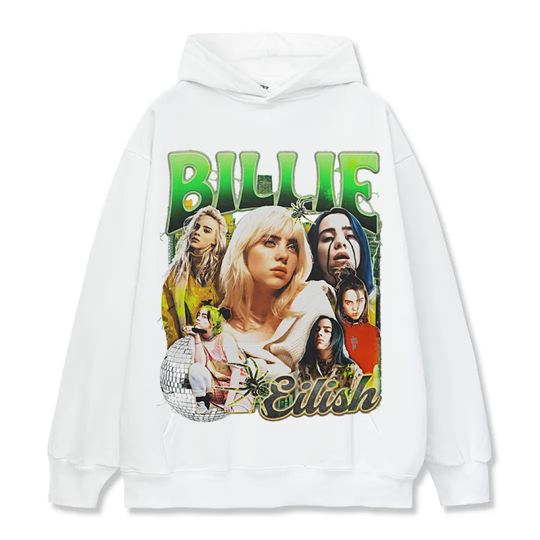 Billie Eilish Hoodie - White