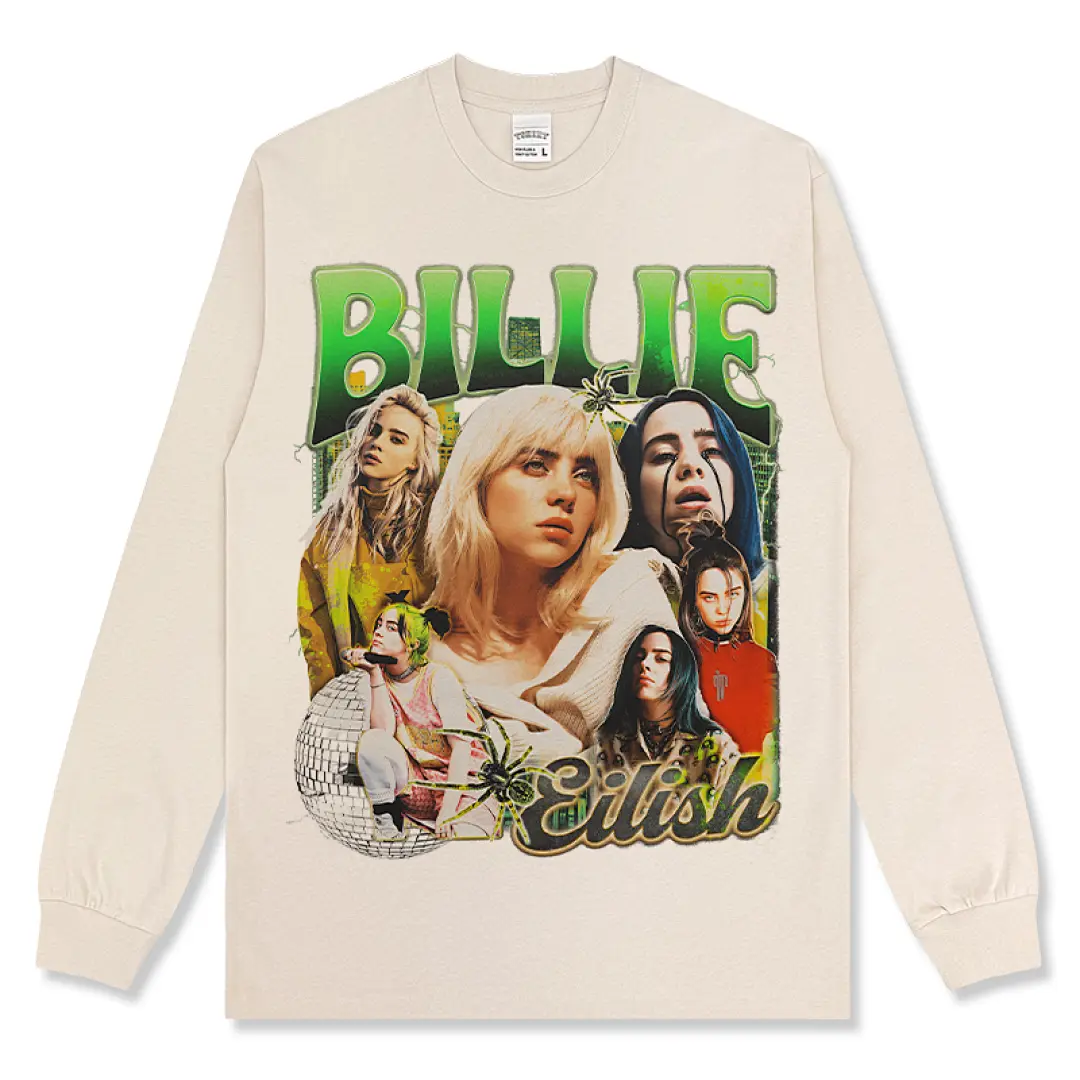 Billie Eilish Sweatshirt - Apricot