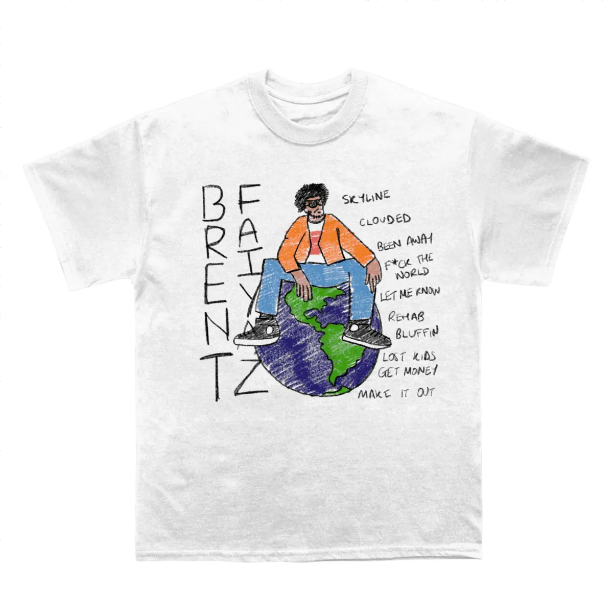 Brent Faiyaz "Sketchbook" TEE - view 2