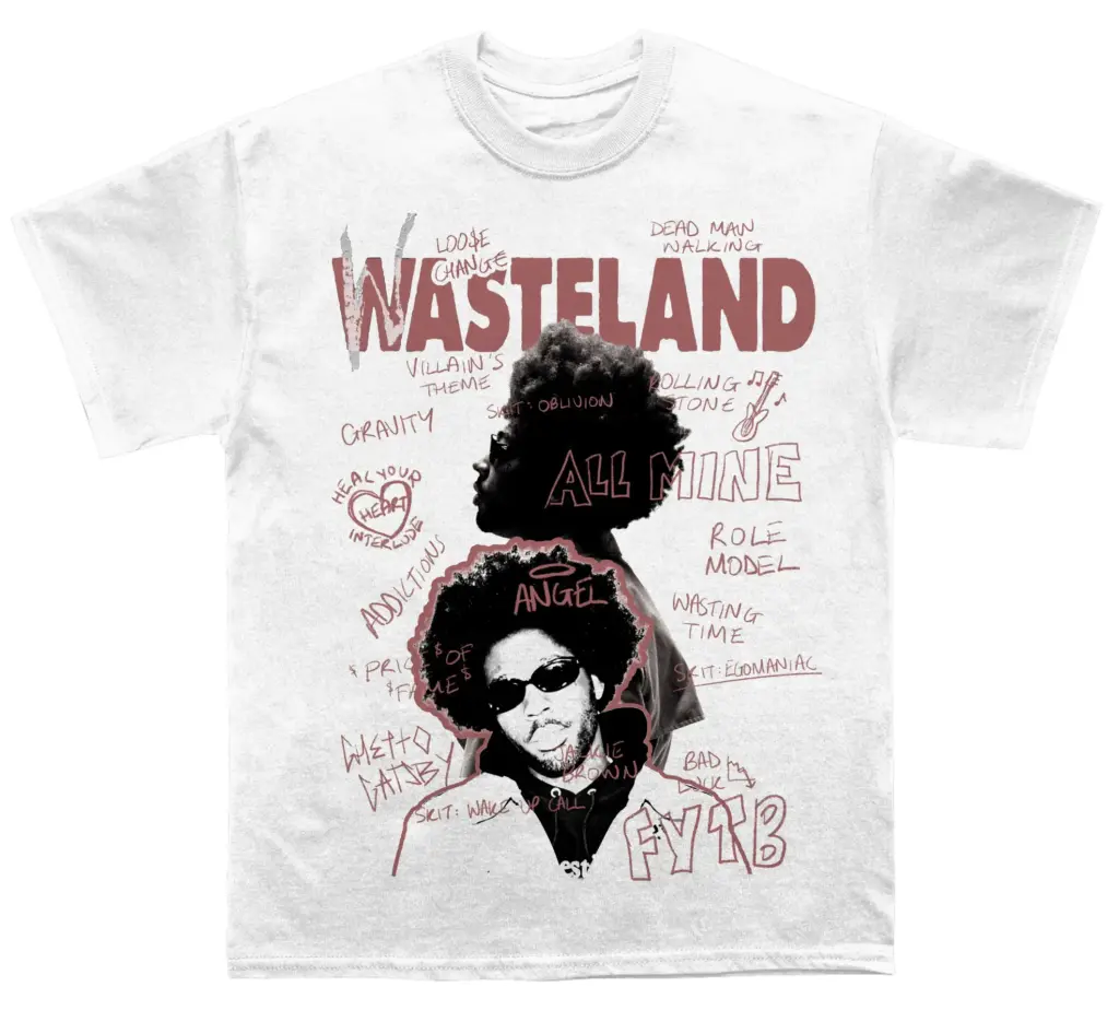 Brent Faiyaz "Wasteland Sketchbook" TEE