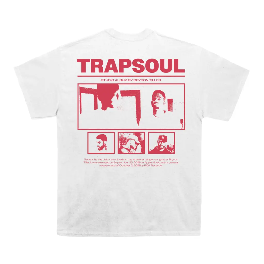 Bryson Tiller "Trapsoul" Back Design TEE
