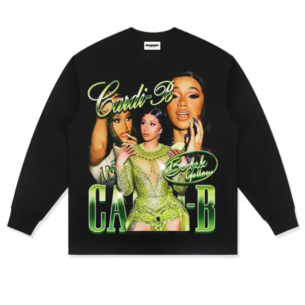 CARDI-B "BODAK YELLOW" SWEATSHIRT 2024