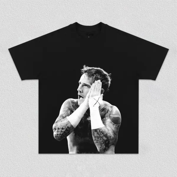 CM Punk Vintage Heavyweight Graphic T-Shirt