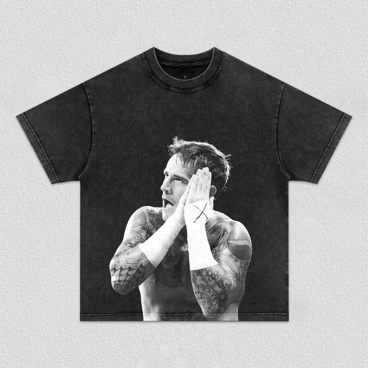 CM Punk Vintage Heavyweight Graphic T-Shirt — product image 3