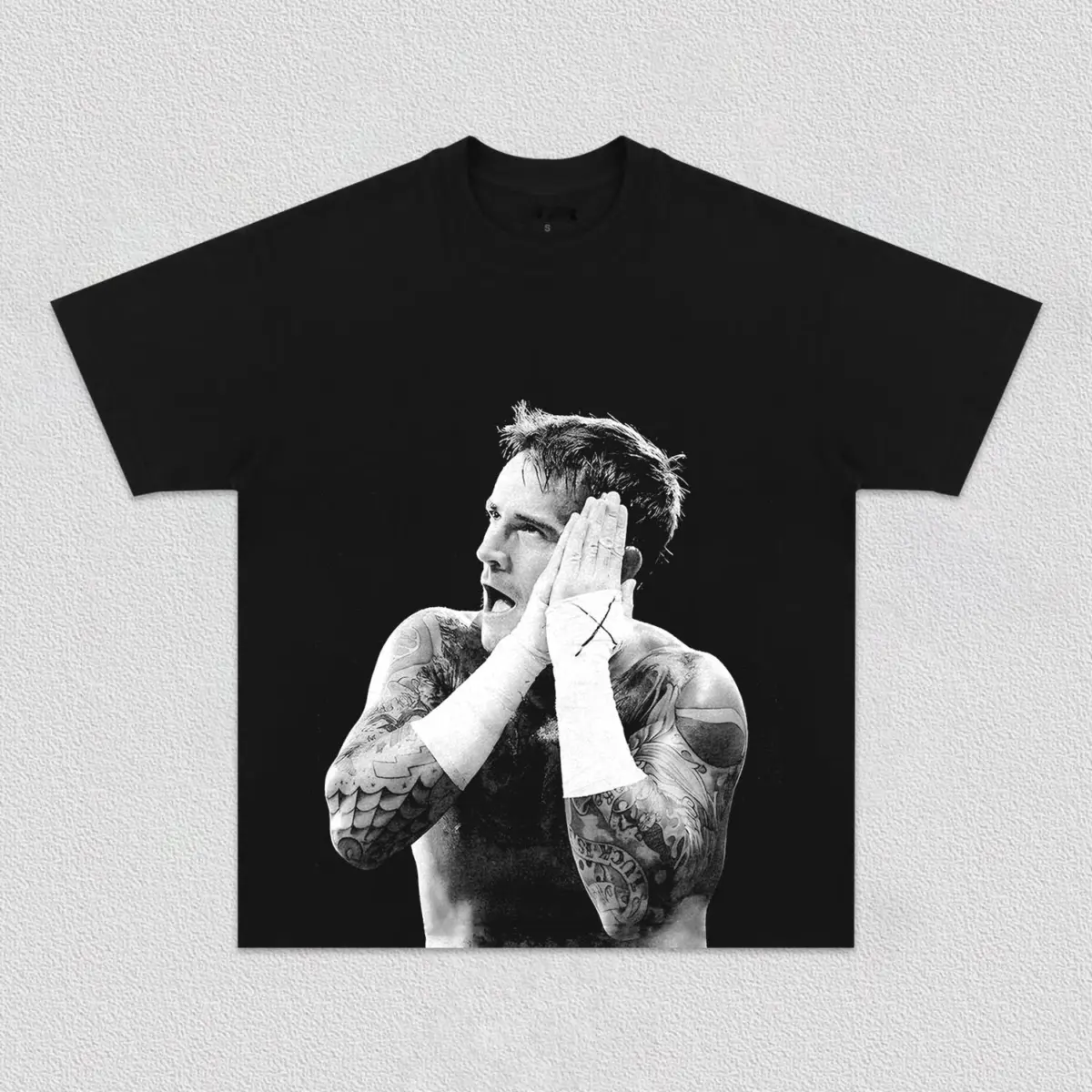CM Punk Vintage Heavyweight Graphic T-Shirt — product image 4