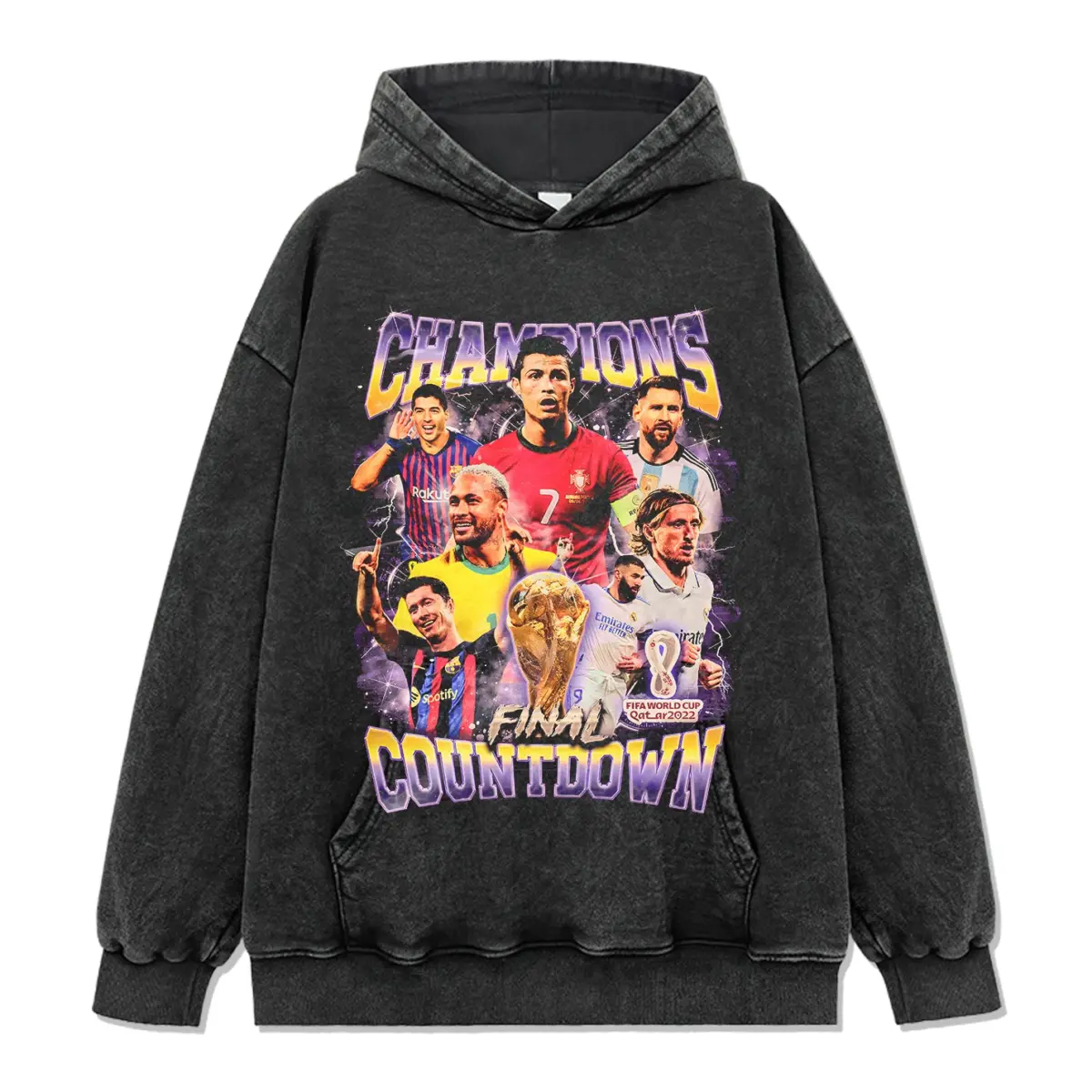 Champions Final Countdown Fifa World Cup Qatar 2022 Hoodie - view 2
